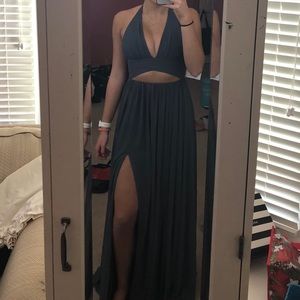 Gray Fame and Partners Prom dress